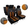 Autopotahy Ford C- MAX, od r. 2003-2010, 5 míst, kožené s alcantarou, GT hnědé  + OPTIMÁL utěrka na auto i úklid Smart Microfiber zdarma