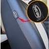 Autopotahy NISSAN PULSAR, se zadní loketní opěrkou, od r.2014, PELLE kůže vínové  + OPTIK utěrka 20x20 cm Smart Microfiber zdarma