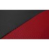 Autopotahy NISSAN PULSAR, se zadní loketní opěrkou, od r.2014, PELLE kůže vínové  + OPTIK utěrka 20x20 cm Smart Microfiber zdarma