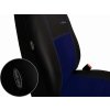 Autopotahy HYUNDAI i20 II, od r. v. 2014-2020, EXCLUSIVE kůže a alcantara modré  + OPTIK utěrka 20x20 cm Smart Microfiber zdarma