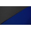 Autopotahy VOLKSWAGEN POLO V, dělená zadní sedadla, od r. v. 2009, kožené PELLE modré  + OPTIK utěrka 20x20 cm Smart Microfiber zdarma