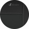 Autopotahy VOLKSWAGEN POLO V, dělená zadní sedadla, od r. v. 2009, EXCLUSIVE kůže černé  + OPTIK utěrka 20x20 cm Smart Microfiber zdarma