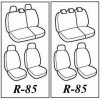 Autopotahy Škoda Fabia II, AUTHENTIC PREMIUM, žakar Avio  + OPTIMÁL utěrka na auto i úklid Smart Microfiber zdarma v hodnotě 329,-Kč