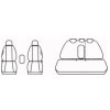 Autopotahy HYUNDAI i 30, III, PD, se zadní loketní op., AUTHENTIC CARO bílé  + OPTIMÁL utěrka na auto i úklid Smart Microfiber zdarma