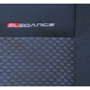 Autopotahy PEUGEOT 108 II, DĚLENÉ OPĚRADLO, od r. 2014-2022, černé  + OPTIK utěrka 20x20 cm Smart Microfiber zdarma v hodnotě 199,-Kč