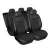 Autopotahy Mitsubishi ASX, od r. 2010, Eco kůže + alcantara černé  + OPTIK utěrka 20x20 cm Smart Microfiber zdarma v hodnotě 199,-Kč