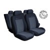 Autopotahy Volkswagen Golf VI, dělené zadní opěradlo, od r. 2008-2012, šedo černé  + OPTIK utěrka 20x20 cm Smart Microfiber zdarma v hodnotě 199,-Kč