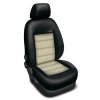 Autopotahy Volkswagen TIGUAN, od r. 2007, AUTHENTIC VELVET, černobéžové  + OPTIMÁL utěrka na auto i úklid Smart Microfiber zdarma v hodnotě 329,-Kč