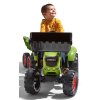 AKCE - FALK Šlapací traktor 1010W Claas Axos s nakladačem, rypadlem a vlečkou