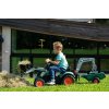 Falk Šlapací traktor Vintage 2054N se lžící, bagrem a přívěsem, zelený