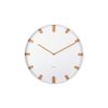 Designové nástěnné hodiny 5942WH Karlsson 40cm