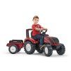 FALK Šlapací traktor 4000AB VALTRA S4 s vlečkou