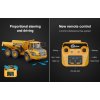 DoubleE RC kloubový dumper VOLVO A40G 1:20 56 cm 6WD LED zvuky RTR sada