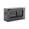 Designové nástěnné/stolní překlápěcí hodiny 5976BK Karlsson 21cm