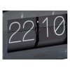 Designové nástěnné/stolní překlápěcí hodiny 5976BK Karlsson 21cm