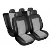Autopotahy Audi A3 8P, 5 DVEŘ od r.v. 2003-2009, Eco kůže + alcantara šedé  + OPTIK utěrka 20x20 cm Smart Microfiber zdarma v hodnotě 199,-Kč