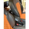 Autopotahy DACIA JOGGER, 5 MÍST, od r. 2021, VELVET EXCLUSIVE oranžové  + OPTIMÁL utěrka na auto i úklid Smart Microfiber zdarma v hodnotě 329,-Kč