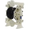 Graco 649201 - Membránové čerpadlo Husky 1050, vodivý PP, koncová příruba, střední část vodivý PP, sedla PP, koule PTFE a membrána PTFE