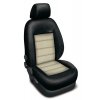 Autopotahy FORD C-MAX II,5 míst, od r. 2011, AUTHENTIC VELVET černobéžové  + OPTIMÁL utěrka na auto i úklid Smart Microfiber zdarma