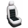 Autopotahy HONDA CRV II, od r. 2001-2007, kožené AUTHENTIC LEATHER bíločerné  + OPTIMÁL utěrka na auto i úklid Smart Microfiber zdarma v hodnotě 329,-Kč