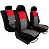 Autopotahy HYUNDAI i20 I, od r. v. 2008-2014, DUO červeno šedé  + OPTIK utěrka 20x20 cm Smart Microfiber zdarma v hodnotě 199,-Kč