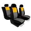 Autopotahy HYUNDAI i20 II, od r. v. 2014-2020, DUO žluto šedé  + OPTIK utěrka 20x20 cm Smart Microfiber zdarma v hodnotě 199,-Kč