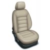 Autopotahy ŠKODA OCTAVIA III, integrované přední opěrky hlavy, AUTHENTIC LEATHER béžové  + OPTIMÁL utěrka na auto i úklid Smart Microfiber zdarma v hodnotě 329,-Kč