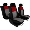 Autopotahy KIA NIRO, od r. 2014, DUO šedo vínové  + OPTIK utěrka 20x20 cm Smart Microfiber zdarma v hodnotě 199,-Kč
