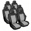 Autopotahy SEAT ALHAMBRA II, od r. 2010, 7 míst, Eko kůže šedé  + OPTIK utěrka 20x20 cm Smart Microfiber zdarma