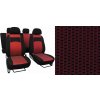 Autopotahy VOLKSWAGEN CRAFTER, 1+2, 3 MÍSTA, od r. 2017, NOVÝ MODEL, VIP červené  + OPTIK utěrka 20x20 cm Smart Microfiber zdarma