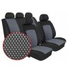 Autopotahy ŠKODA OCTAVIA II, dělená s loketní opěrkou, od r. 2004, Dynamic šedé  + OPTIK utěrka 20x20 cm Smart Microfiber zdarma v hodnotě 199,-Kč