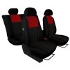 Autopotahy VOLKSWAGEN T-ROC, od r. 2017, DUE vínovo černé  + OPTIK utěrka 20x20 cm Smart Microfiber zdarma v hodnotě 199,-Kč