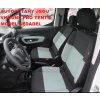 Autopotahy PEUGEOT RIFTER, vzadu dělený 2/1, od 2018, AUTHENTIC DOBLO, žakar červený  + OPTIMÁL utěrka na auto i úklid Smart Microfiber zdarma v hodnotě 329,-Kč