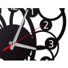 Designové nástěnné hodiny Galaktika 40cm (více barev) Barva fuchsiová-starorůžová