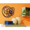 Designové nástěnné hodiny Galaktika 40cm (více barev) Barva fuchsiová-starorůžová