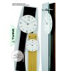Nástěnné kyvadlové hodiny Twins 9897 natur 50cm