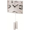 Nástěnné kyvadlové hodiny Twins 5090 white 30cm