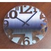 Designové nástěnné hodiny 8127pa Nextime Swing 43cm