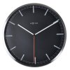 Designové nástěnné hodiny 3071zw Nextime Company Black Stripe 35cm