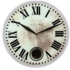 Designové nástěnné kyvadlové hodiny 8162 Nextime Romana 43cm