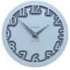 Designové hodiny 10-002 CalleaDesign Labirinto 30cm (více barevných verzí) Barva světle modrá klasik-74 - RAL5012