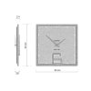 Designové hodiny 10-004-54 CalleaDesign Breath 30cm