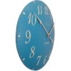 Designové nástěnné hodiny 3084bl Nextime v aglickém retro stylu 35cm