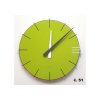 Designové hodiny 10-019 CalleaDesign Mike 42cm (více barevných verzí) Barva světle modrá klasik-74 - RAL5012