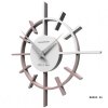 Designové hodiny 10-018 CalleaDesign Crosshair 29cm (více barevných variant) Barva caffe latte-14 - RAL1019
