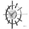Designové hodiny 10-018 CalleaDesign Crosshair 29cm (více barevných variant) Barva caffe latte-14 - RAL1019