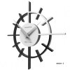 Designové hodiny 10-018 CalleaDesign Crosshair 29cm (více barevných variant) Barva caffe latte-14 - RAL1019