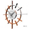 Designové hodiny 10-018 CalleaDesign Crosshair 29cm (více barevných variant) Barva caffe latte-14 - RAL1019