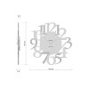 Designové hodiny 10-020 CalleaDesign Russel 45cm (více barevných verzí) Barva zelené jablko-76