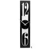 Designové hodiny 10-026 CalleaDesign Thin 58cm (více barevných variant) Barva vínová červená-65 - RAL3003